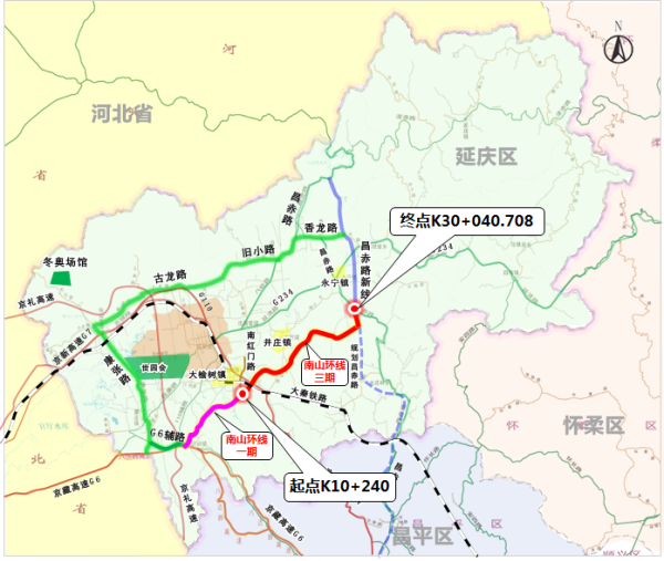 10大配资公司 提前完工 延庆南山环线三期通车